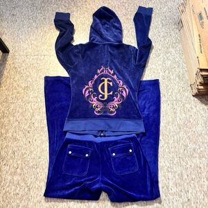 Juicy Couture Purple Velour Tracksuit